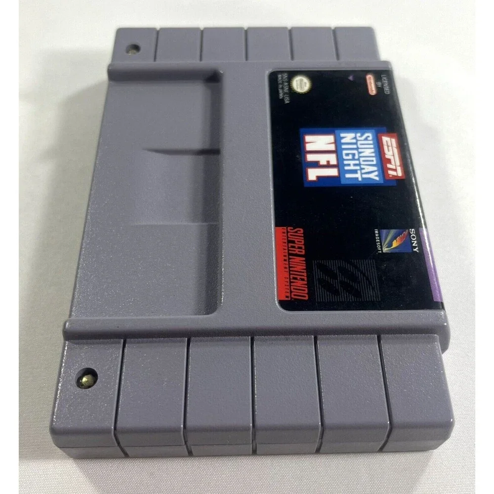 ESPN Sunday Night NFL Super Nintendo Entertainment System 1994 Tested